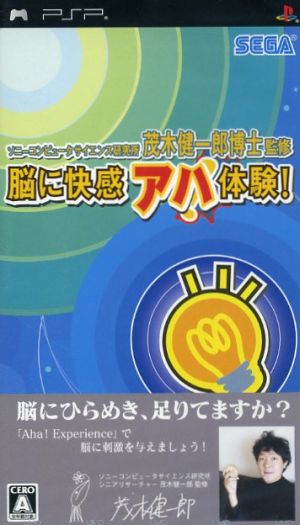 Pleasure for the Brain: Aha Experience! Supervised by Dr. Kenichiro Mogi, Sony Computer Science Laboratories
