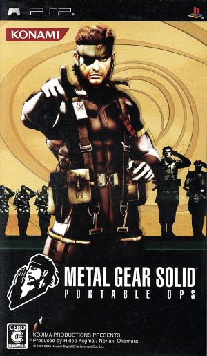 METAL GEAR SOLID Portable Ops METAL GEAR 20th ANNIVERSARY