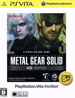 METAL GEAR SOLID HD Edition PlayStation Vita the Best