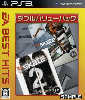 Skate 2 (Japanese version) + Skate 3 (English version) EA BEST HITS Double Value Pack